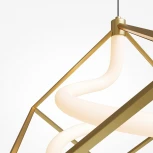 Подвесной светильник Maytoni Membrane MOD345PL-L11BS3K (LED, 220V, на проводе, куб)