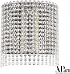 Бра светодиодное APL LED Sicilia SH500.B5.25-27.A.Ni.4000 (220V, хрусталь)