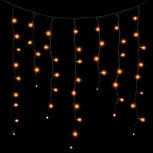 Гирлянда Бахрома 3,2 x 0,9 м Желтая, 168 LED, Провод Черный Каучук, IP65