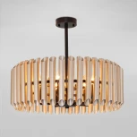 Потолочная люстра на штанге Castellie 361/5 черный/шампань (220V)