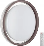 Настенно-потолочный светильник Sonex 7698/DL Meden пластик/кофе/прозрачный LED 48Вт 3000-6000K пульт ДУ (220V, круглые, IP43)