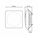 Встраиваемый точечный светильник Gauss Backlight BL101