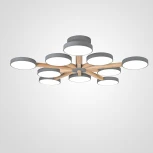 Потолочная люстра Wi-Fi на штанге Turna L10 Grey By ImperiumLoft Turna-B01 (LED, 220V, голосовое управление, умный дом - Алиса)