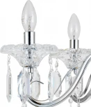 Подвесная люстра Escada Fantail 2111/5P Chrome 5x40Вт E14, металл/хрусталь, хром/прозрачный (220V, на цепи, подсвечник, свеча)