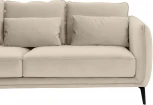 Диван Amsterdam трехместный ОГОГО (арт.698440), (Ткань/Бежевый)