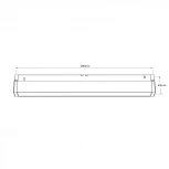 Трековый светильник магнитный 7V 48W RAUMBERG LINEAR3007Bk 3000K (LED)