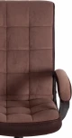 Компьютерное кресло игровое Tetchair TRENDY (Флок,Ткань/Коричневый)