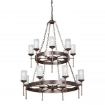 Подвесная люстра Vitaluce V1813-7/8+8 (220V, на цепи, круглые)