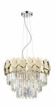 Подвесная люстра каскадная Simple Story 1031 1031-R7PL (220V, хрусталь, подвески, на тросе)