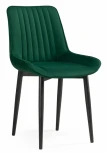 Стул Notta на металлокаркасе Седа К зеленый / черный 502097