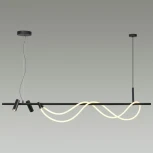 Подвесной светильник с гибким неоном Odeon Light Corda 4391/40L (LED, 220V, на тросе)