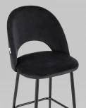 Стул полубарный Stool Group Меган велюр черный УТ000025280