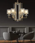 Подвесной светильник Lumina Deco Manhattan LDP 8012-6 F.GD