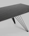 Стол обеденный Stool Group Пандора раскладной 160-240*90 керамика темная УТ000034891