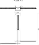 Подвесной светильник светодиодный с пультом iLedex Vision 4722-97 SGD (220V, на проводе)