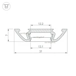 Профиль PHS-A-2000 ANOD (Алюминий) 013215 Arlight