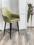 Полубарный стул Роден Blitz 17 Лайм, велюр (H=65cm)