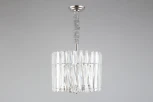Подвесная люстра Aployt Verene APL.808.03.05 (220V, хрусталь, на цепи, свеча, круглые)