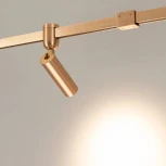 Трековый светильник ART-APRIORI-SPOT-TURN-R38-8W Warm3000 (GD, 36 deg, 48V) (Arlight, IP20 Металл) 049291 (LED)