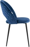 Стул Stool Group Меган NEW велюр с ромбами синий УТ000035476