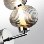 Бра Odeon Light Bruco 5096/8WL хром/дымчатый градиент/металл/стекло LED 8W 4000K (220V)