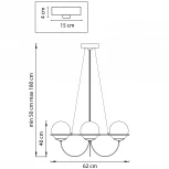 Потолочная люстра Lightstar Globo 803283