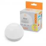 Светодиодная лампа 10Вт 3000K GX53 купол Wolta WSTD-GX-10W3KGX53-H