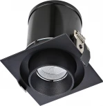 Встраиваемый светильник Donolux Periscope DL18621/01SQ Black Dim (LED, 220V, круглые)