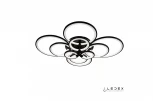 Потолочная люстра iLedex Ring A001/10 BK