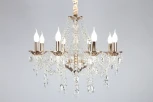Подвесная люстра Omnilux Gadoni OML-74803-08 (220V, подвески, на цепи, подсвечник, свеча)