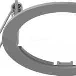 Рамка для двух встраиваемых светильников Lightstar Intero, овал, серый