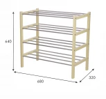 Комплект обувниц Атлас слоновая кость (2 шт) от фабрики Mebelik