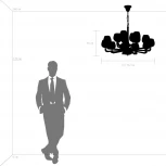 Подвесная люстра Osgona Delta 706152