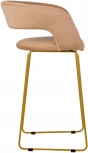 Стул полубарное R-Home Hugs Беж/Link Золото
