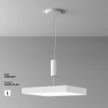 Потолочный светильник Maytoni Zon C032CL-90W4K-SQ-W (LED, 220V)