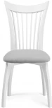 Деревянный стул Woodville Лидиос серый велюр / белый 515979