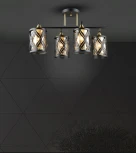 Потолочная люстра Wedo Light Miren WD3632/4C-CO-BK-AM