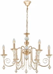 Подвесная люстра Arte Milano AM346109 346109/6 FGD (220V, подвески, на цепи, подсвечник, свеча)
