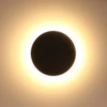 Настенный уличный светильник Arte Lamp Nimbo A3409AL-1BK (LED, 220V, круглые, IP65)