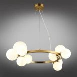 Подвесной светильник Aployt Letizia APL.314.03.11 (220V, на тросе, шарики, кольцо, молекулы)