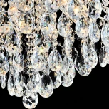 Потолочная люстра RGB хрустальная с пультом Reluce 04024-0.3-07 WH+SILVER PN+RGB (220V)