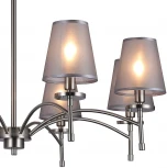 Потолочная люстра на штанге Escada Faith 694/8PL Nickel (220V)