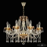 Подвесная люстра Bohemia 5413 5413/8/240 G Amber/M-1G