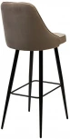Барный стул NEPAL-BAR БЕЖЕВЫЙ #5, велюр/ черный каркас (H=78cm) M-City 461MC05088
