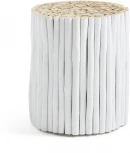 Журнальный стол La Forma (ex Julia Grup) Filip (Белый/ Тик,Дерево)