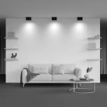 Потолочный светильник Atom GU10 2x50Вт Maytoni Technical C017CL-02B (220V)