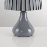 Настольная лампа Lumion Naina 8184/1T серый, керамика/текстиль E14 1*40W 220V (выключатель)