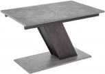 Стол на тумбе Woodville Тирион бетон чикаго серый / дуб гладстоун табак 462405