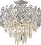 Потолочная люстра хрустальная на штанге Arte Milano Sorrento-8019 378019/6/50/390 CR (220V)