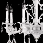 Подвесная люстра Omnilux Senis OML-74713-08 (220V, подвески, на цепи, подсвечник, свеча)